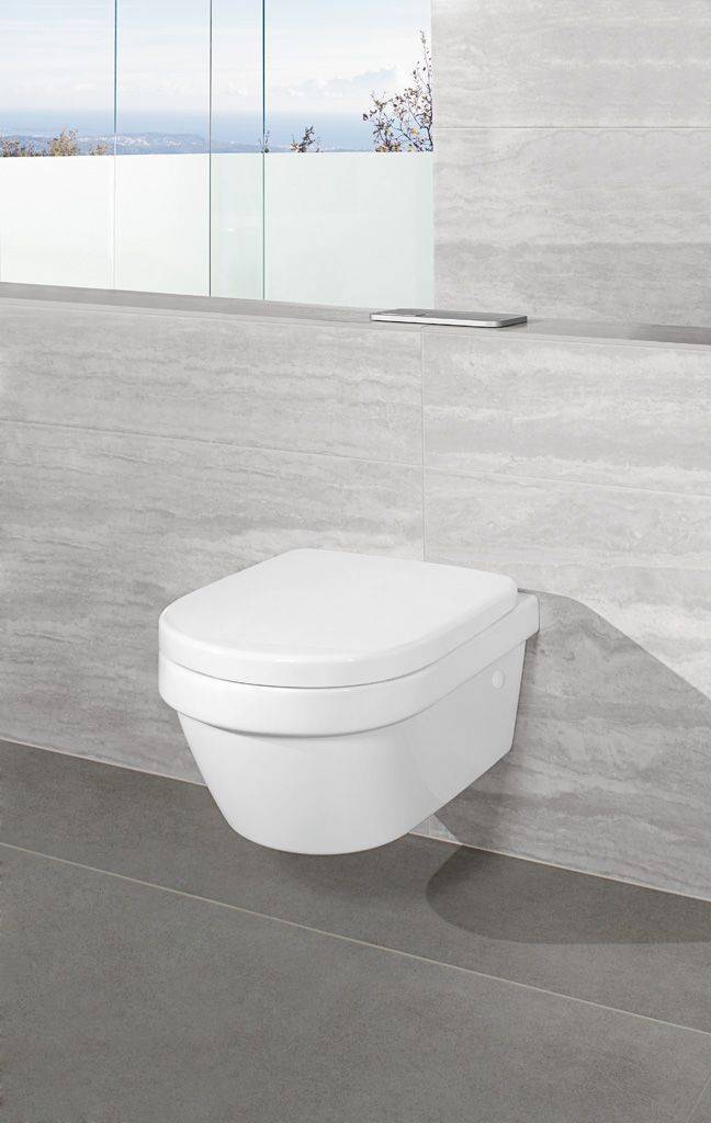 Architectura Direct Flush Wand-WC mit verdeckter Befestigung