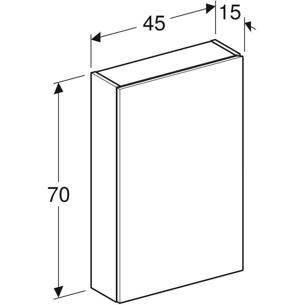 icon wall cabinet 15cm deep