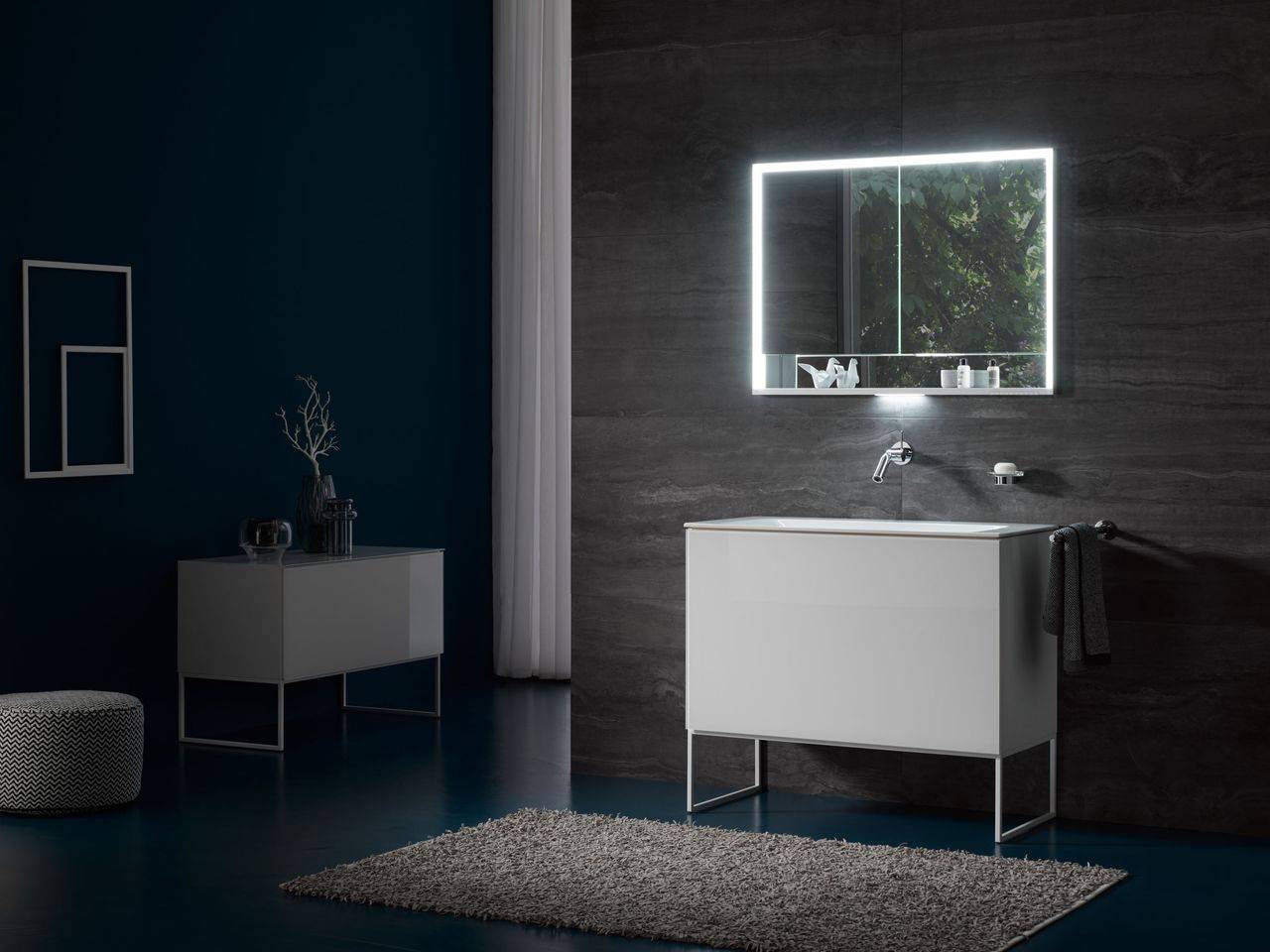 Royal Lumos surface-mounted mirror cabinet 1000 x 735 x 130mm 14324171301