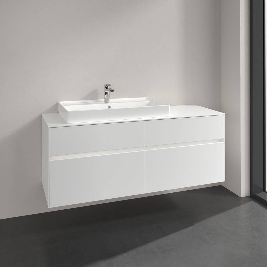 Collaro vanity unit 1400 x 548 x 500mm, with LED lighting