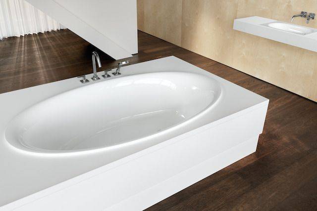 Eve oval rectangle bathtub