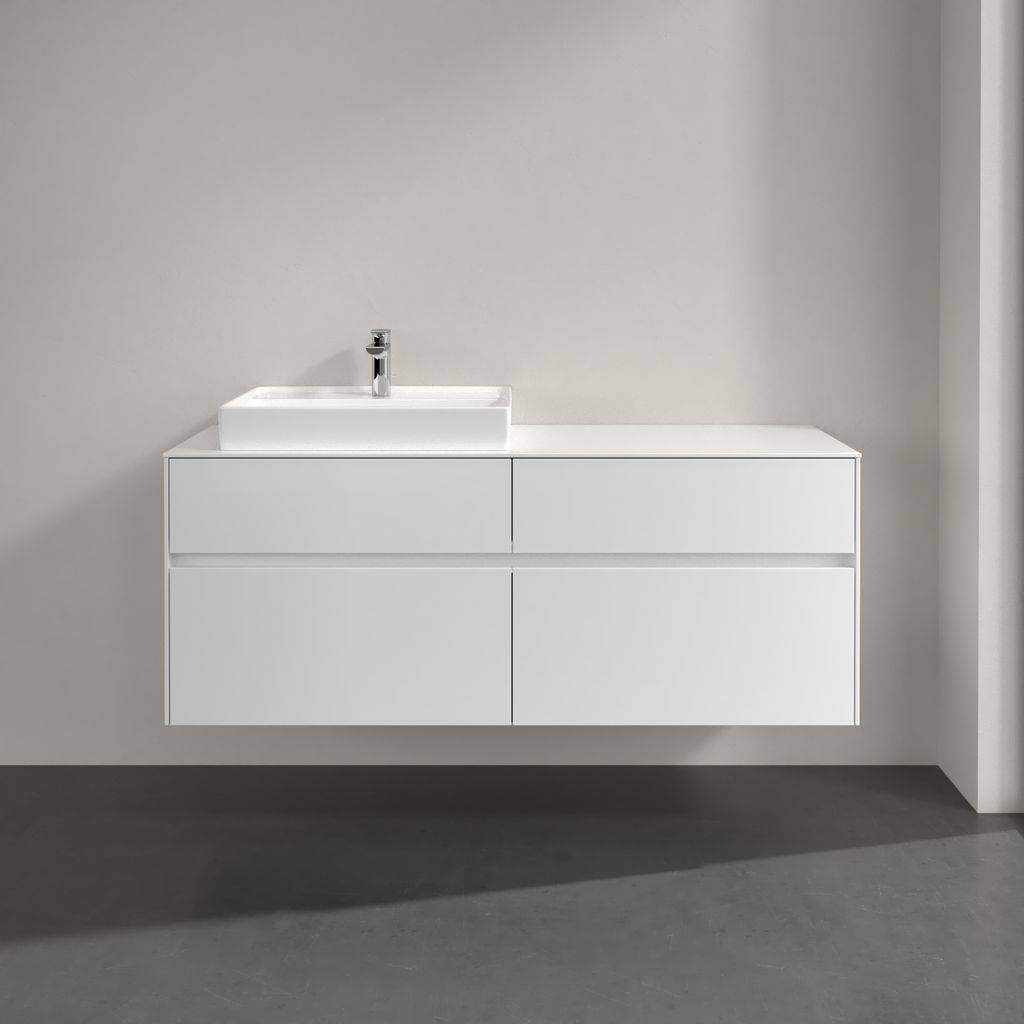 Collaro vanity unit 1400 x 548 x 500mm, with LED lighting