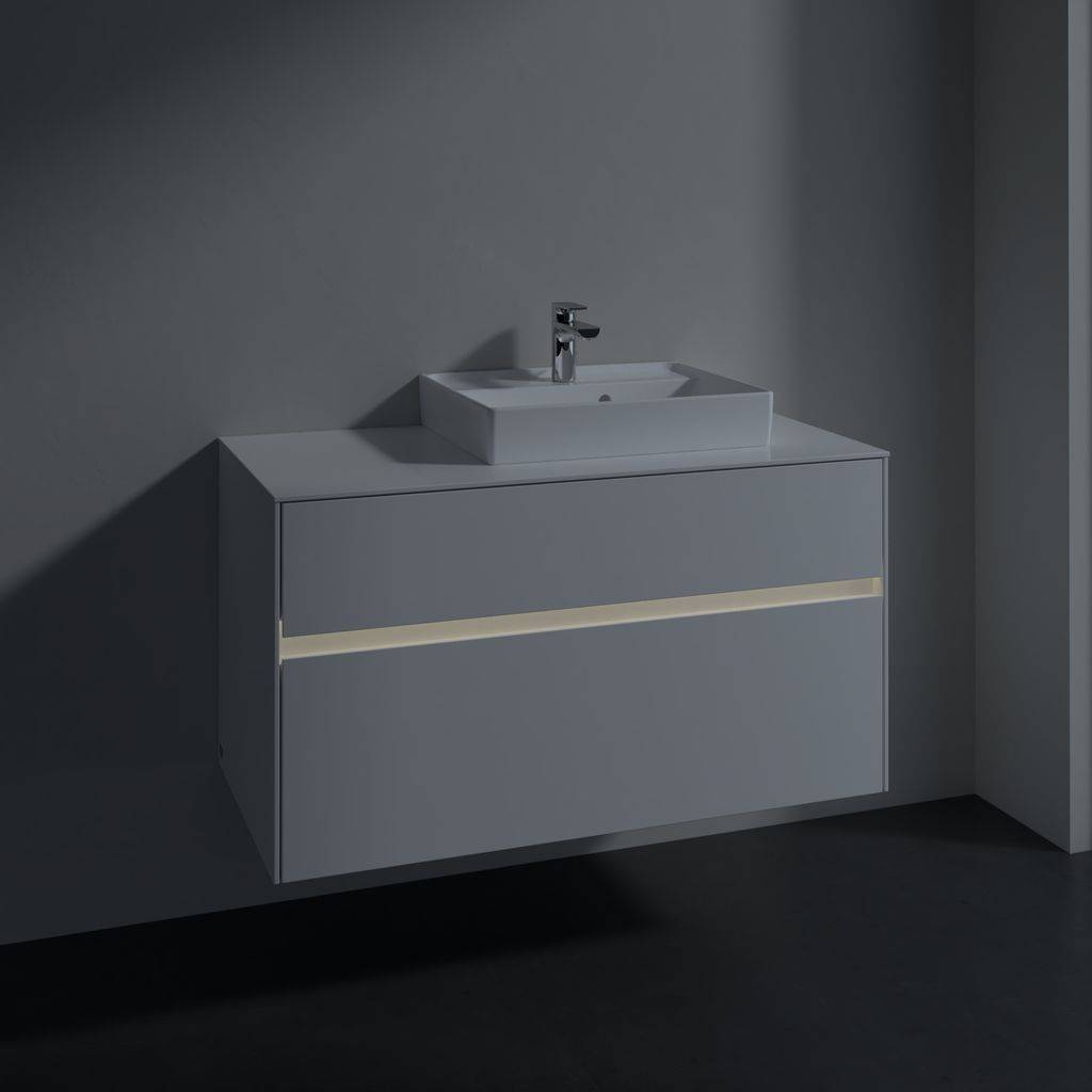 Collaro vanity unit 1000 x 548 x 500mm, with LED lighting