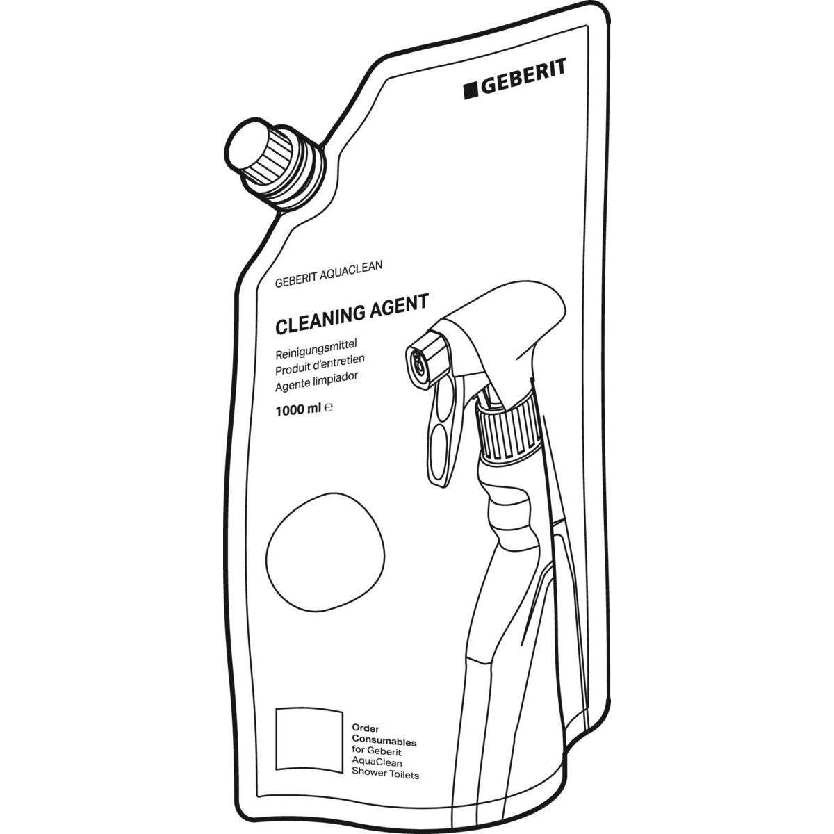 AquaClean cleaning agent refill bag