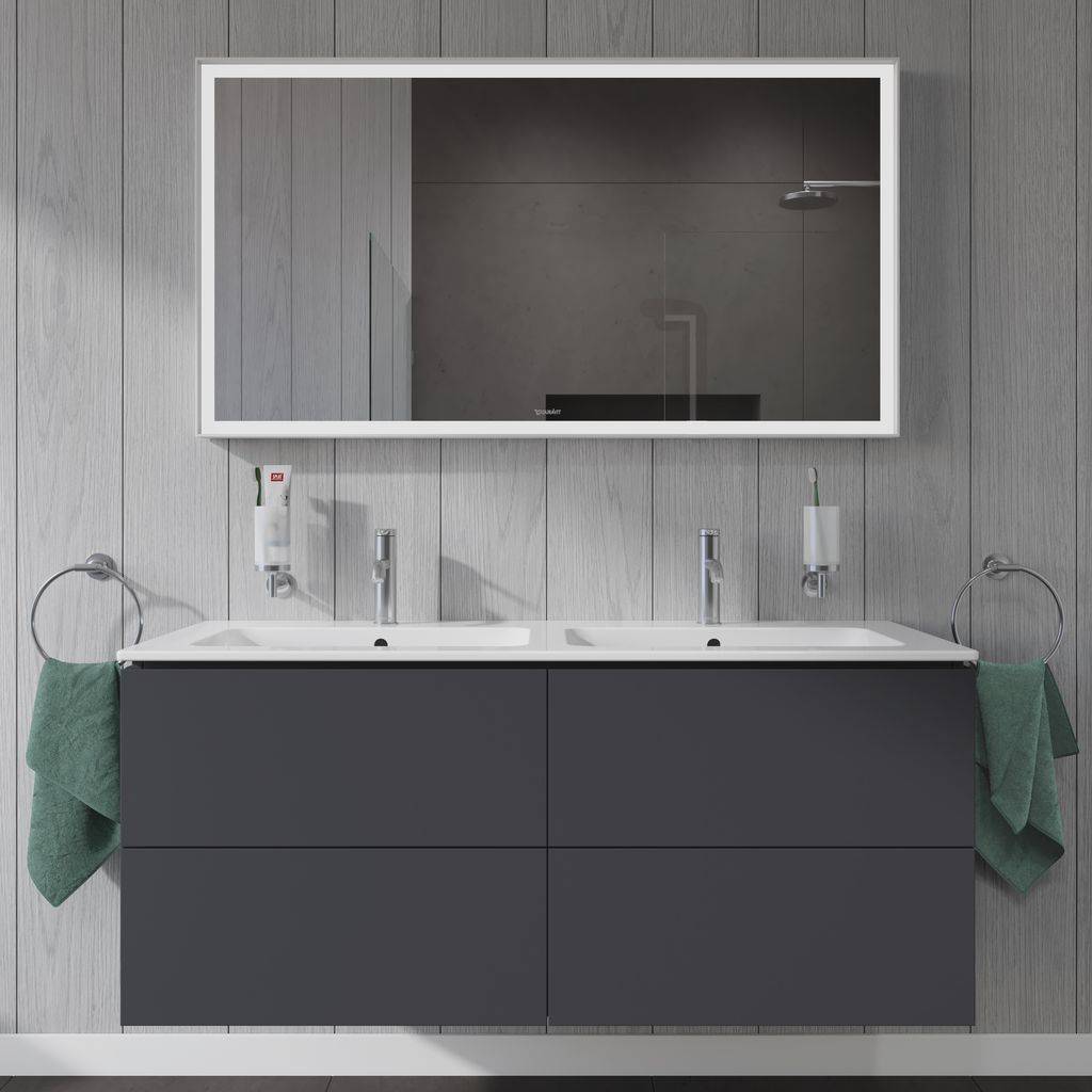 ME by Starck double washbasin 233613 1300x490x180mm