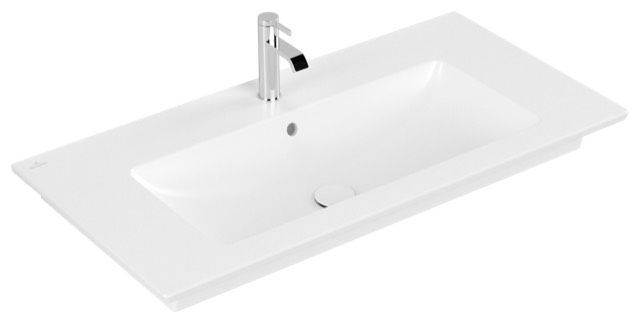 Venticello cabinet washbasin 1000x500mm Stone white CeramicPlus