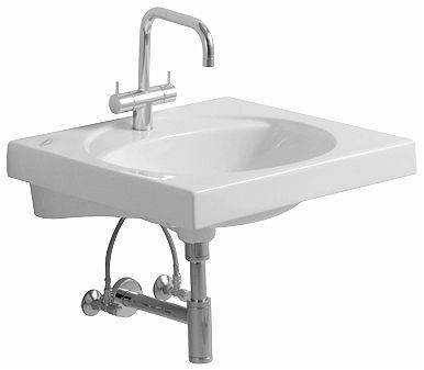 Preciosa washbasin 600 x 550mm with tap hole, without overflow