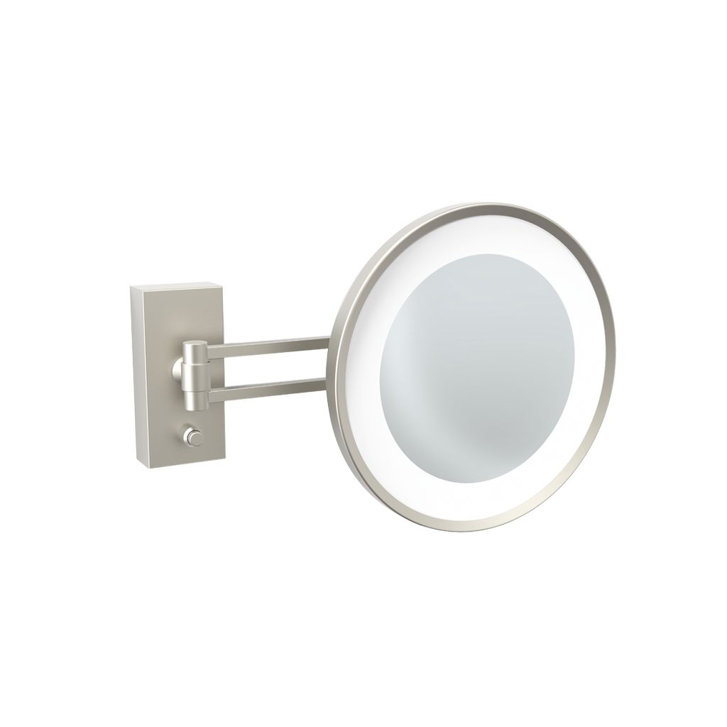 BS 36/V LED wall cosmetic mirror fivefold magnification