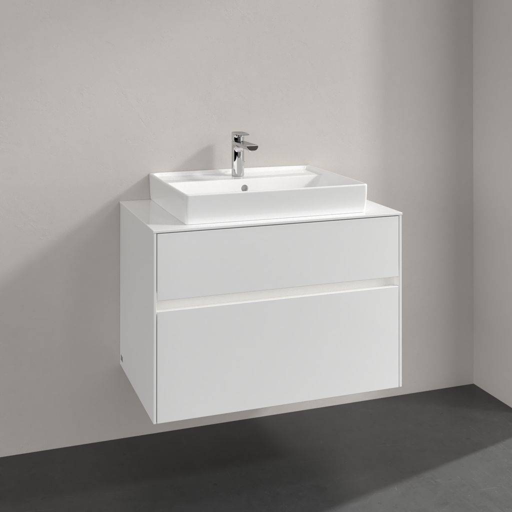 Collaro vanity unit 800 x 548 x 500mm, with LED lighting