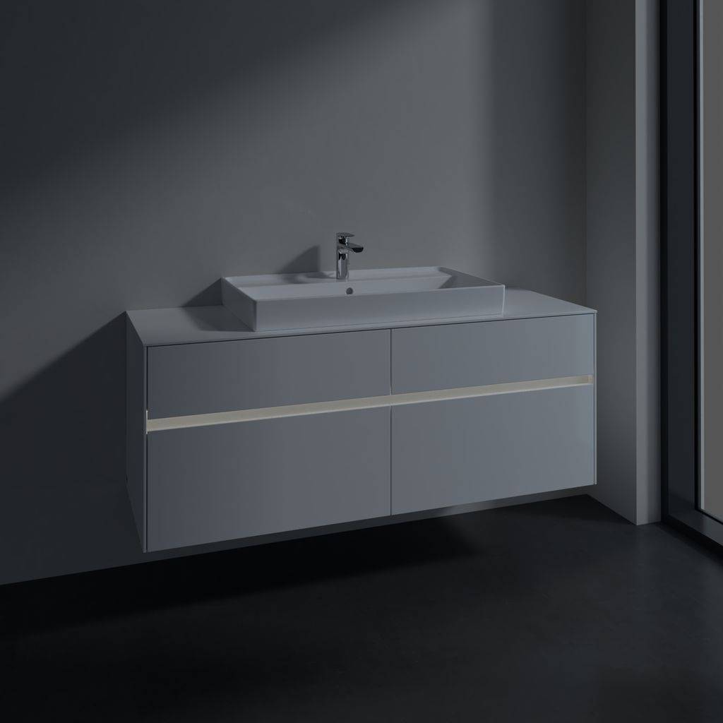 Collaro vanity unit 1400 x 548 x 500mm, with LED lighting