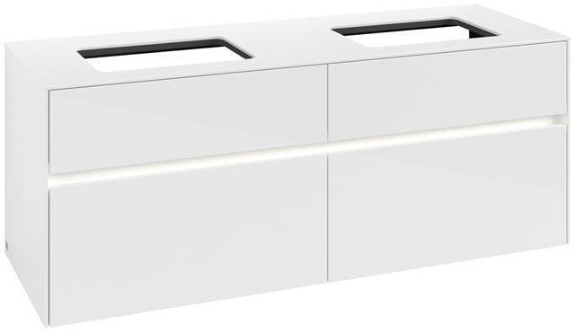 Collaro Waschtischunterschrank 1400 x 500 x 548mm, mit LED Beleuchtung