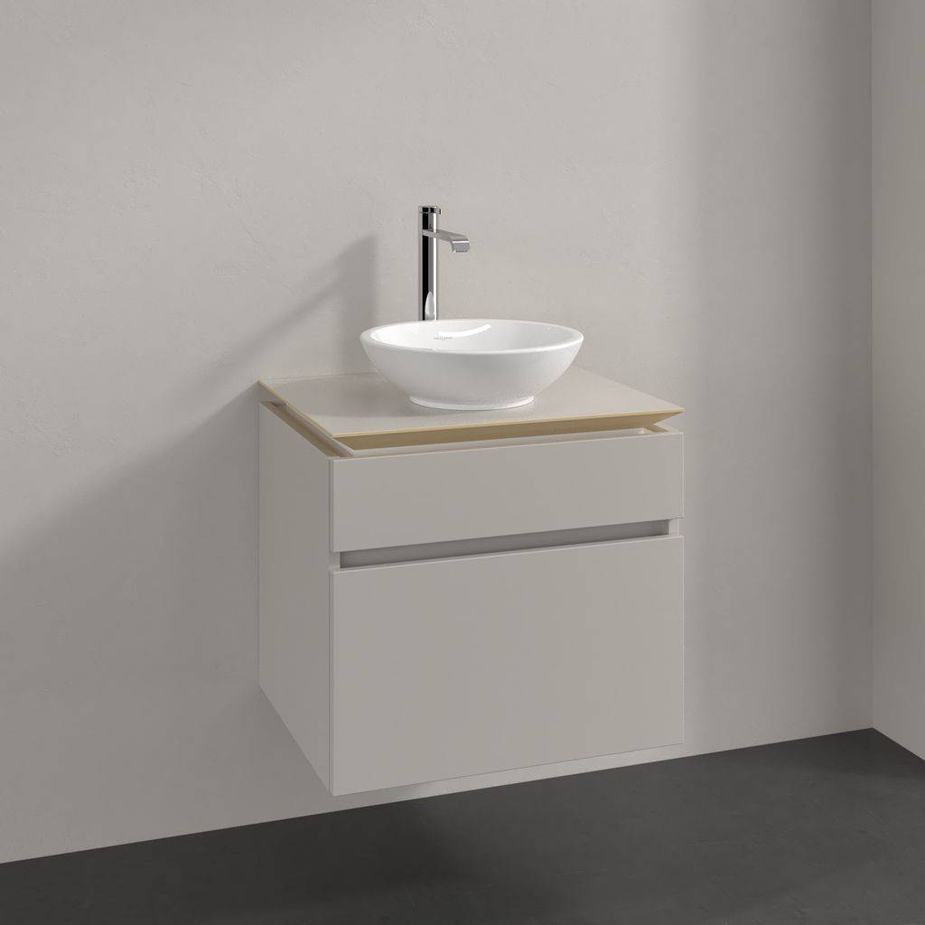 Legato vanity unit 600x550x500 with 2 pull-outs