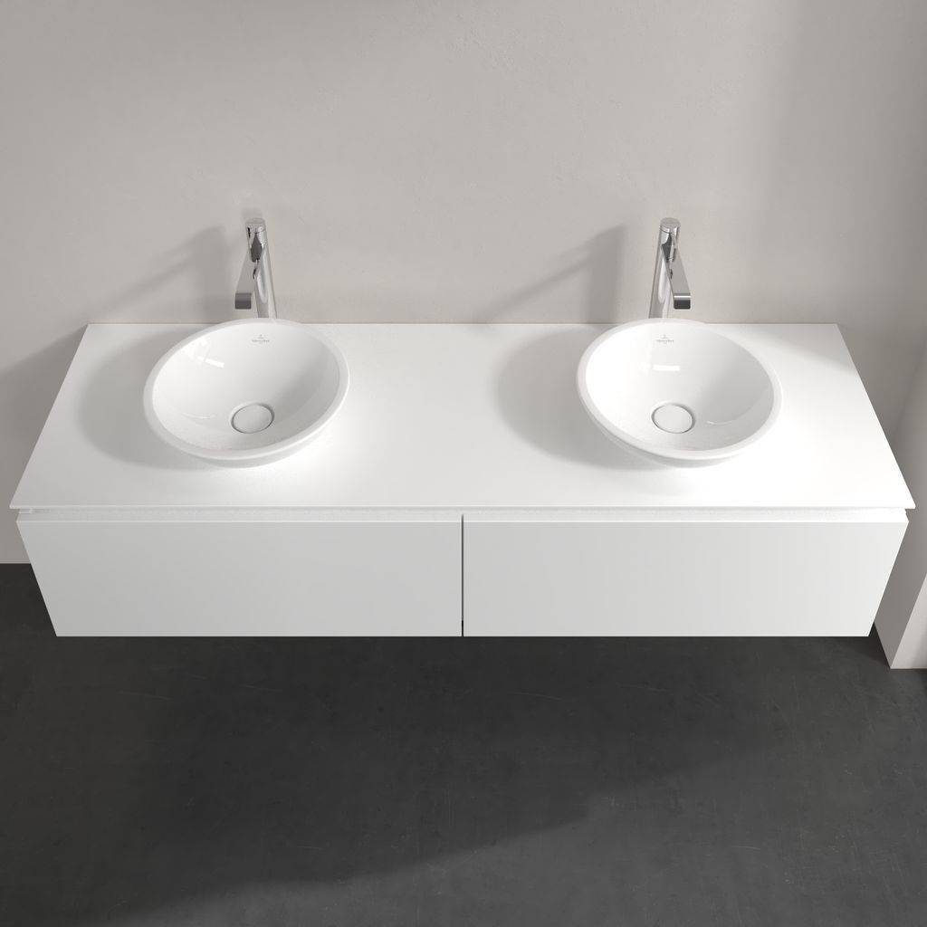 Legato vanity unit 1600x380x500 with 2 pull-outs