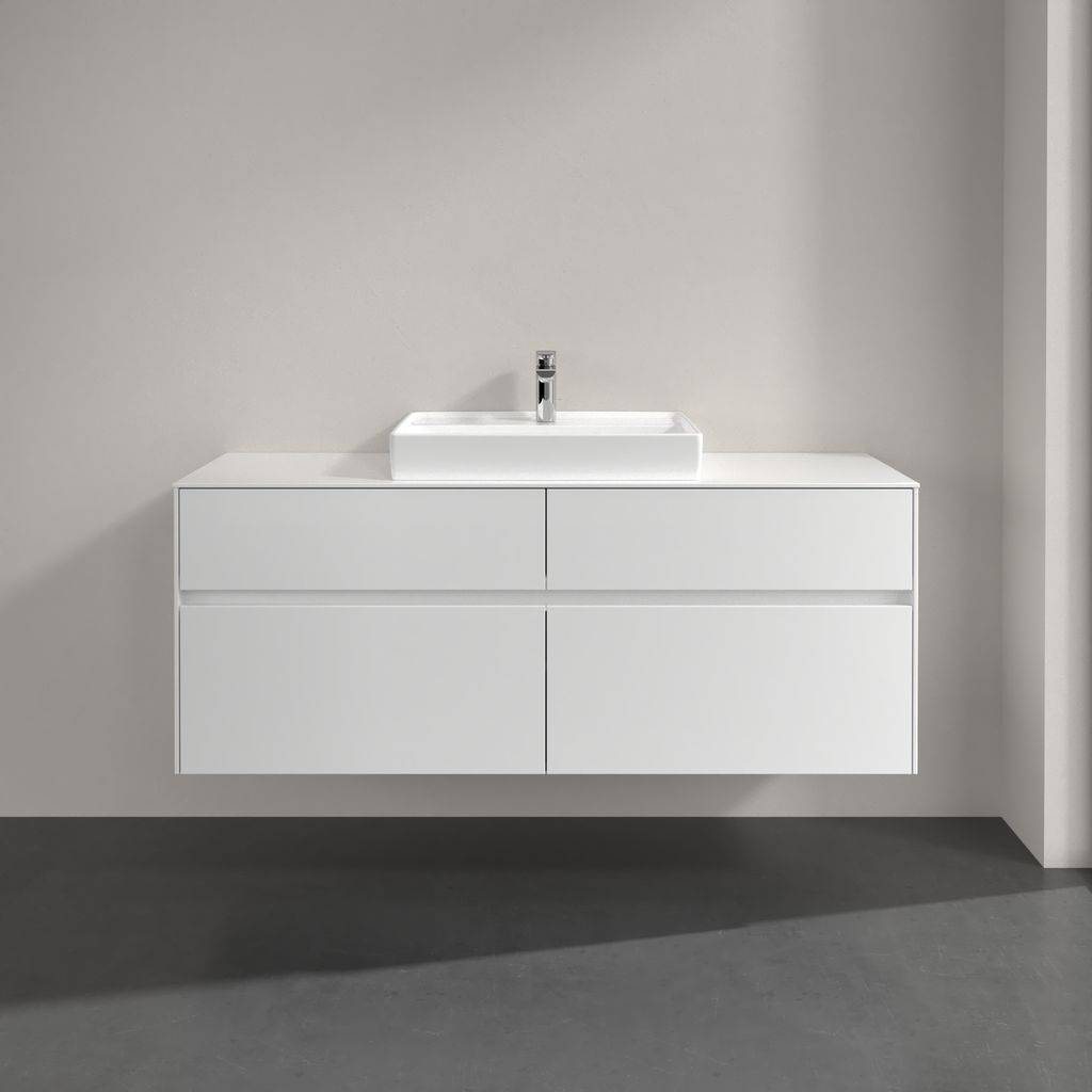 Collaro vanity unit 1400 x 548 x 500mm, with LED lighting