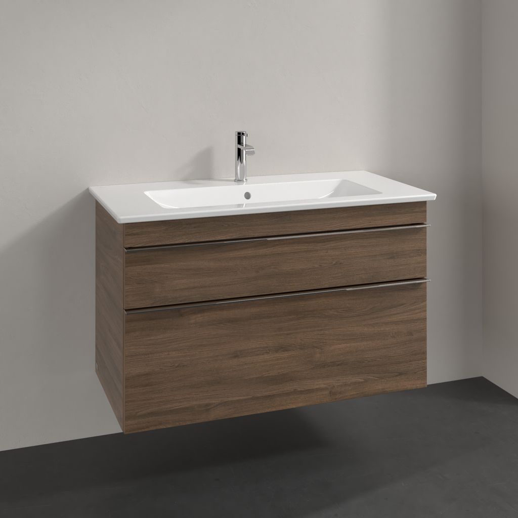 Venticello vanity unit with 2 pull-outs