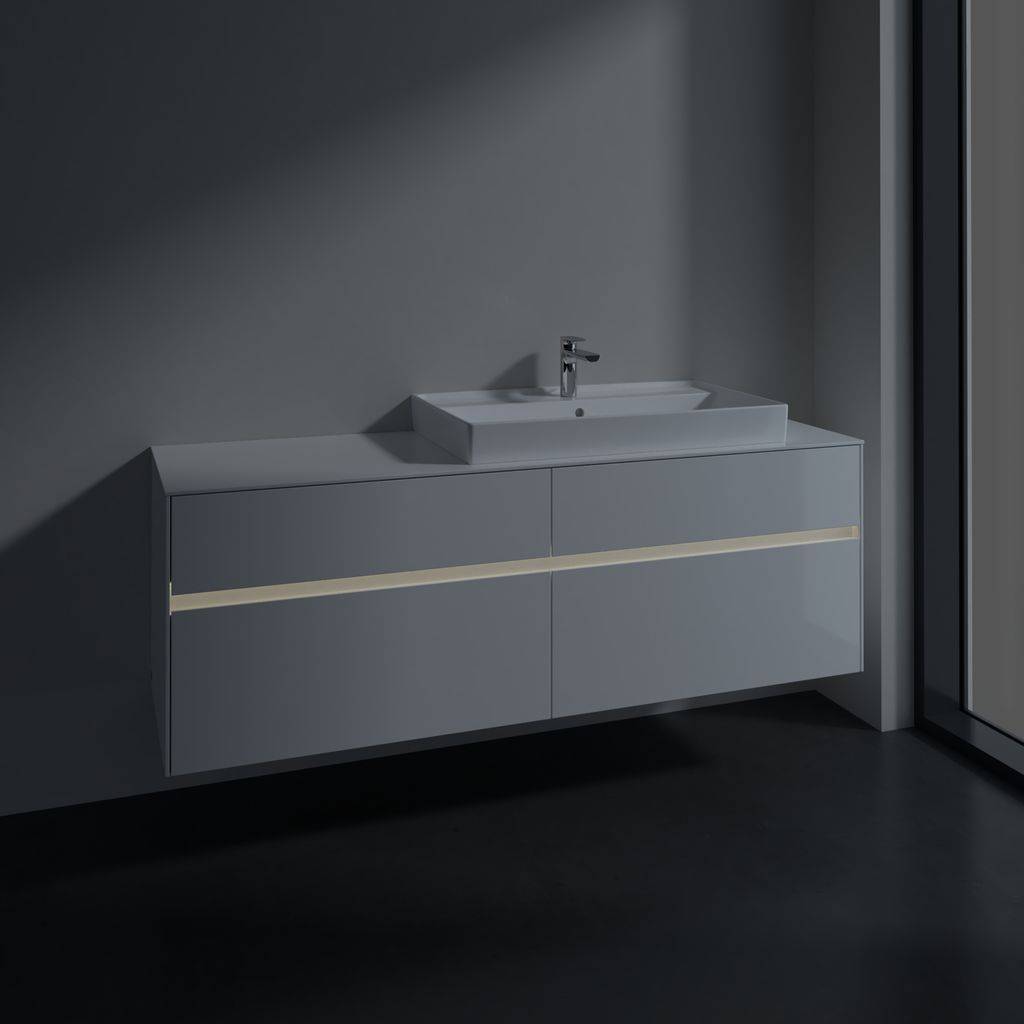 Collaro vanity unit 1600 x 548 x 500mm, with LED lighting