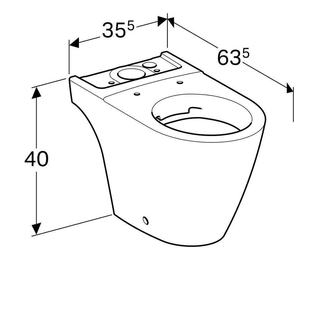 iCon Tiefspül-Kombination bodenstehend