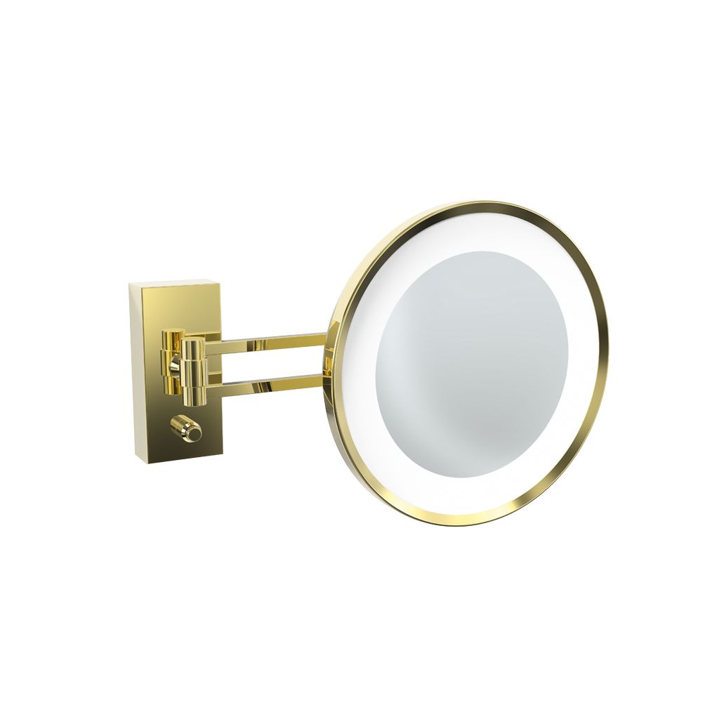 BS 36 LED wall cosmetic mirror triple magnification