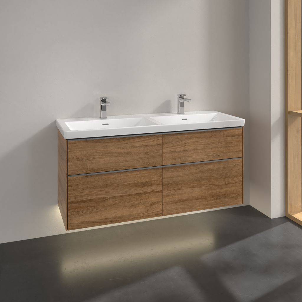 Subway 3.0 vanity unit 1272 x 576 x 478mm, with LED lighting