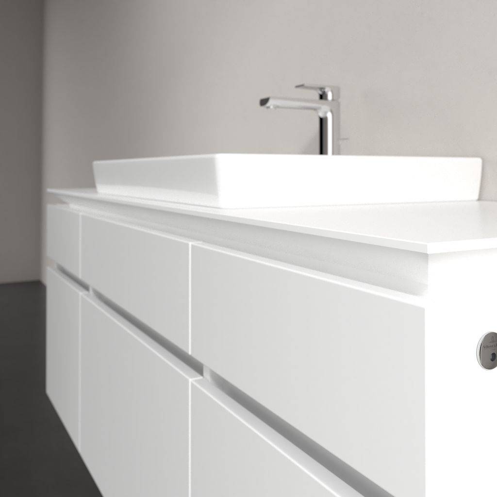 Legato vanity unit with 5 drawers, with LED lighting