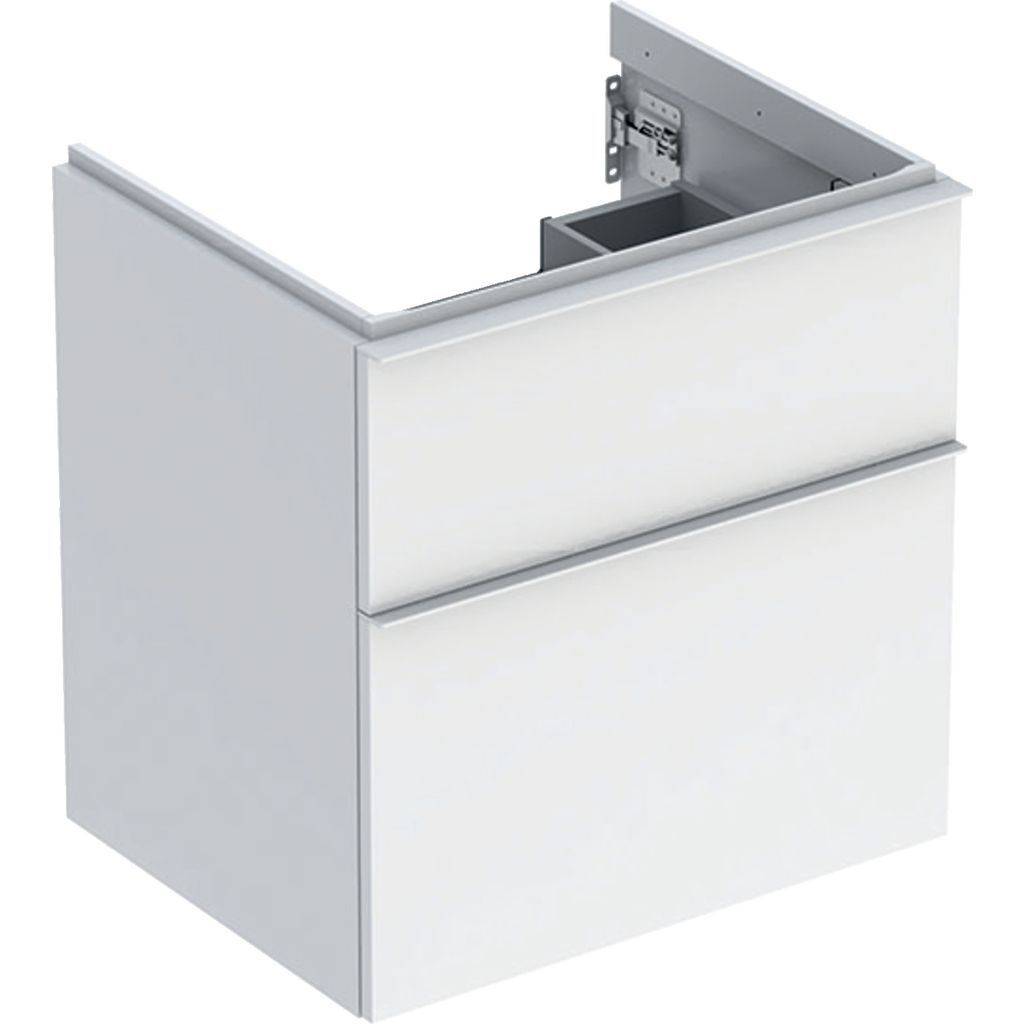 iCon vanity cabinet for washbasin, with two drawers, 60cm