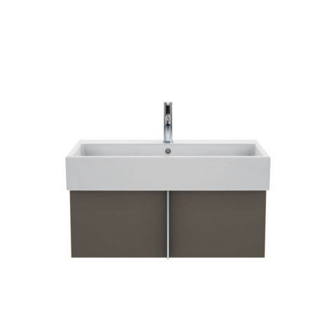 Vero Air furniture washbasin, 800 x 470mm, with tap hole, with overflow