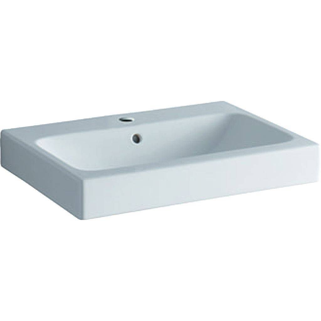 iCon washbasin, 600 x 485mm, with tap hole, with overflow