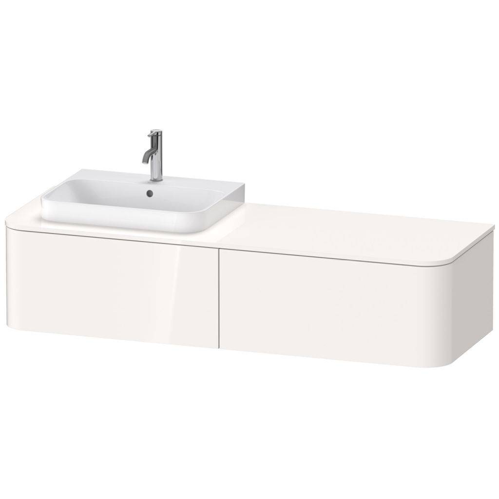 Happy D.2 Plus vanity base for console, 1600 x 550mm