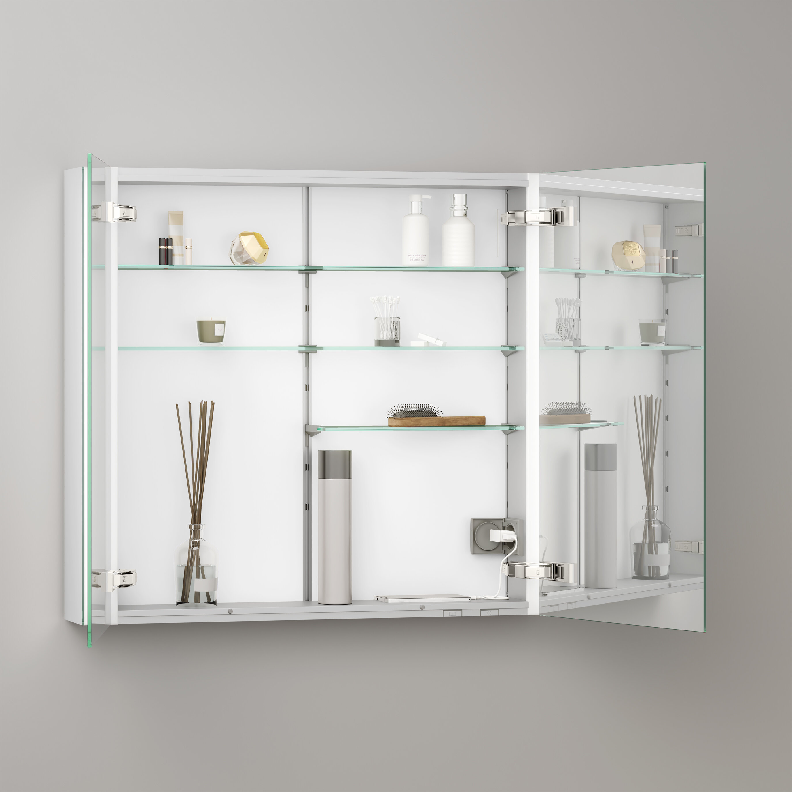 Royal ALVEUM LED mirror cabinet 80cm