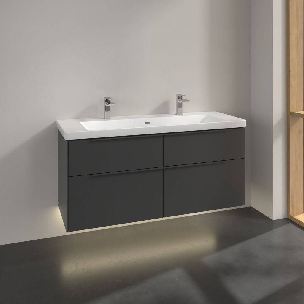 Subway 3.0 vanity unit 1272 x 576 x 478mm, with LED lighting