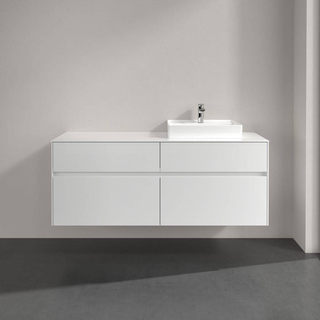 Collaro vanity unit 1400 x 548 x 500mm, with LED lighting