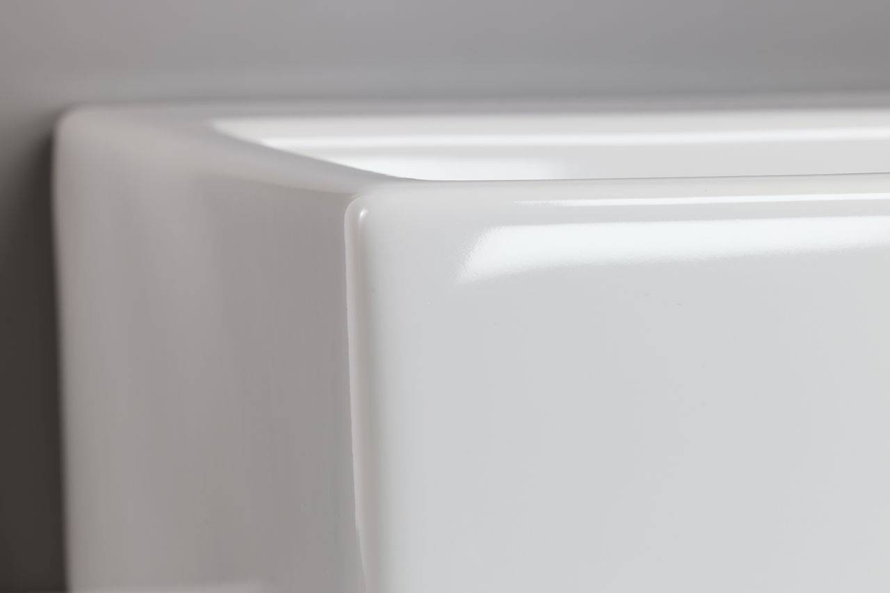 Vero Air furniture washbasin, 700 x 470mm with tap hole, with overflow