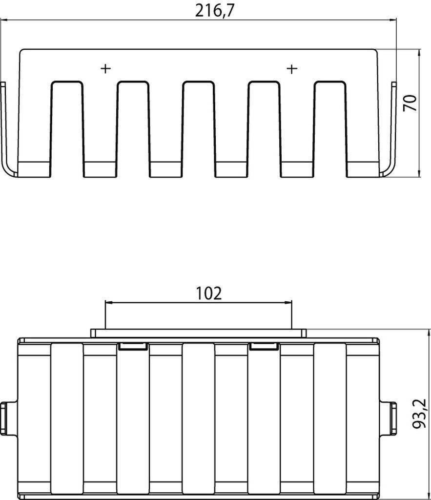 system 2 wall basket