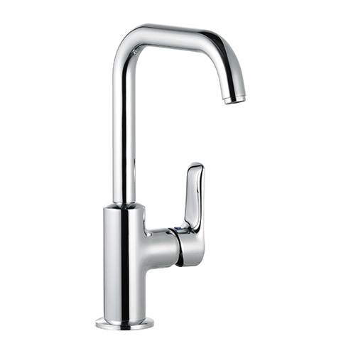 Pure & Solid single-lever basin mixer DN 15 with pop-up waste