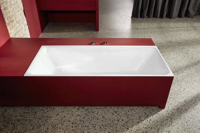 Loft rectangular bath tub 170 x 80 x 42cm, reclining dimension 1223mm