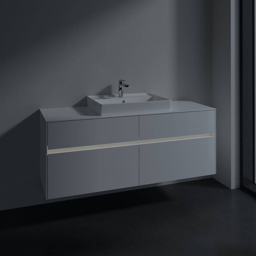 Collaro vanity unit 1400 x 548 x 500mm, with LED lighting