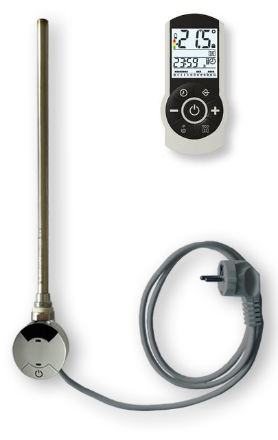 F series electric immersion heater with medium temperature controller and IR remote control