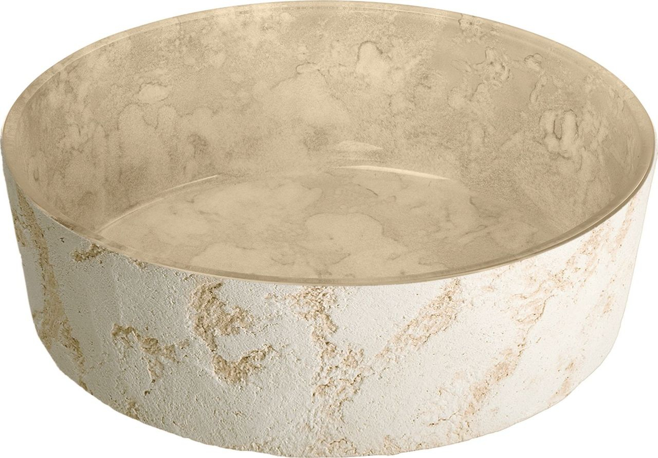 Luna Katino countertop basin Florence Glass Atelier