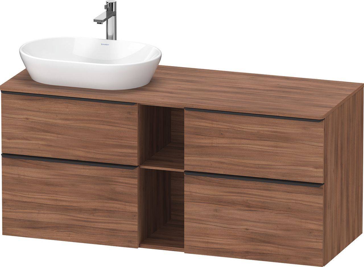 D-Neo vanity unit wall hung 1400 x 550mm, basin cutout left