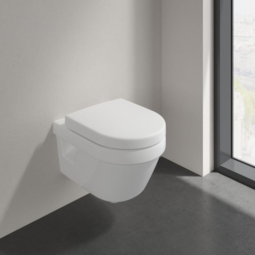 Architectura compact wall-hung WC without flush rim