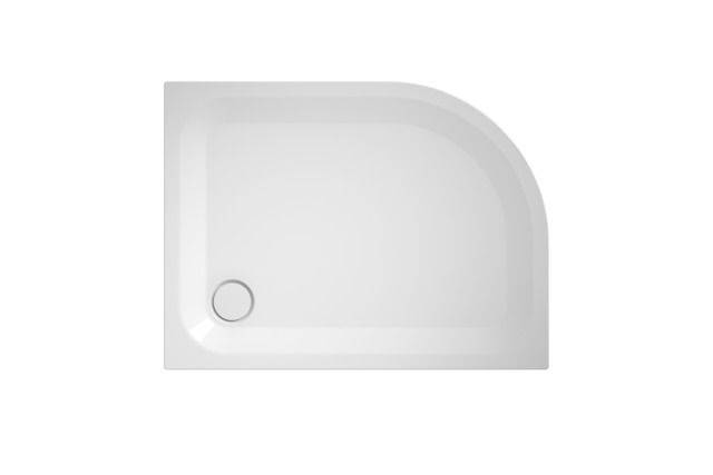 Corner quadrant shower tray 100x90x3.5cm