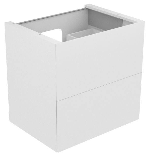 Edition 11 vanity unit, 700 x 700 x 535mm, 1 front pull-out