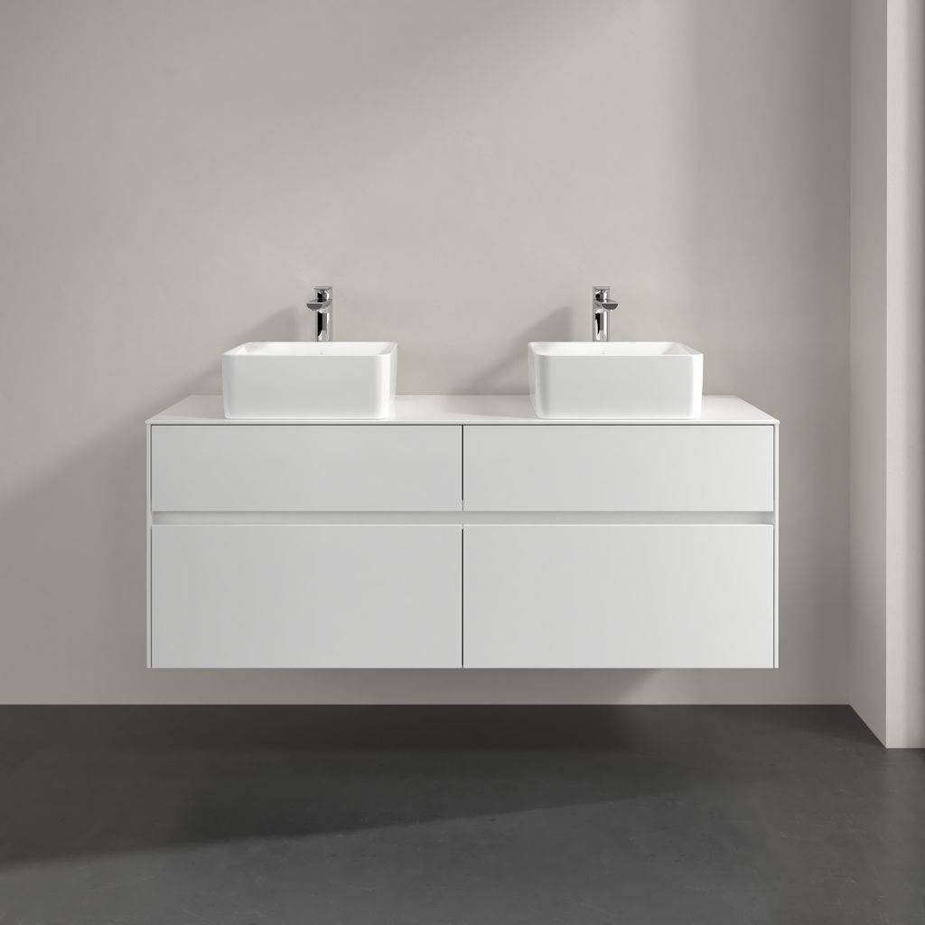 Collaro vanity unit 1400 x 548 x 500mm, with LED lighting