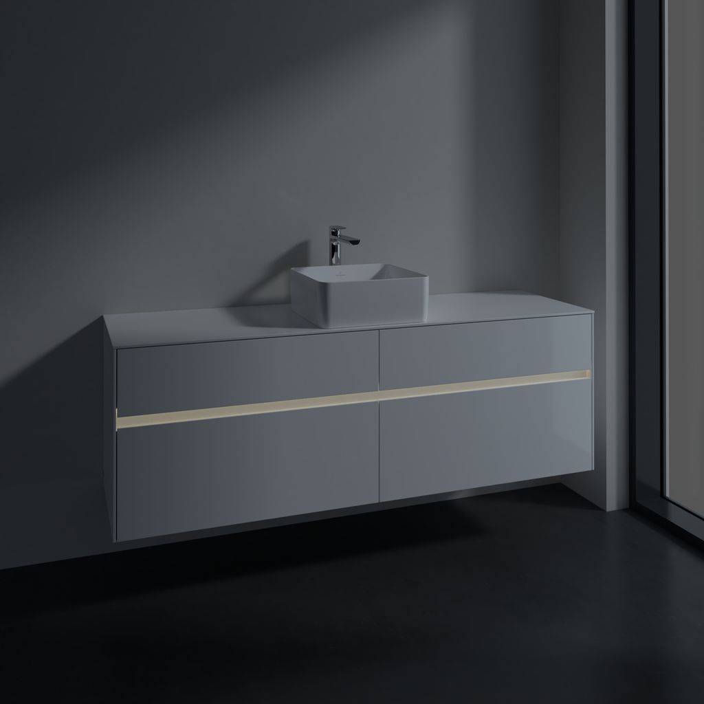 Collaro vanity unit 1600 x 548 x 500mm, with LED lighting