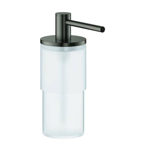 Atrio soap dispenser hard graphite brushed