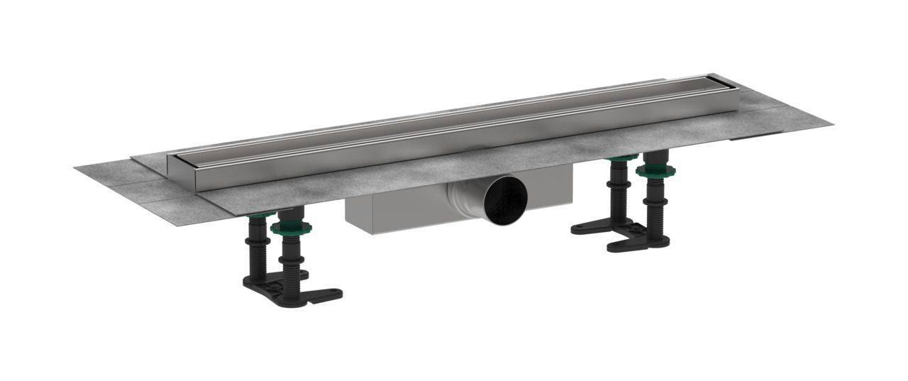 RainDrain Compact Komplettset Duschrinne 600mm befliesbar, für Standard-Installation