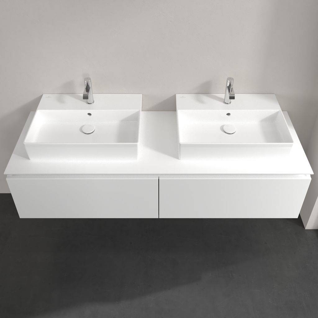 Legato vanity unit 1600x380x500 with 2 pull-outs