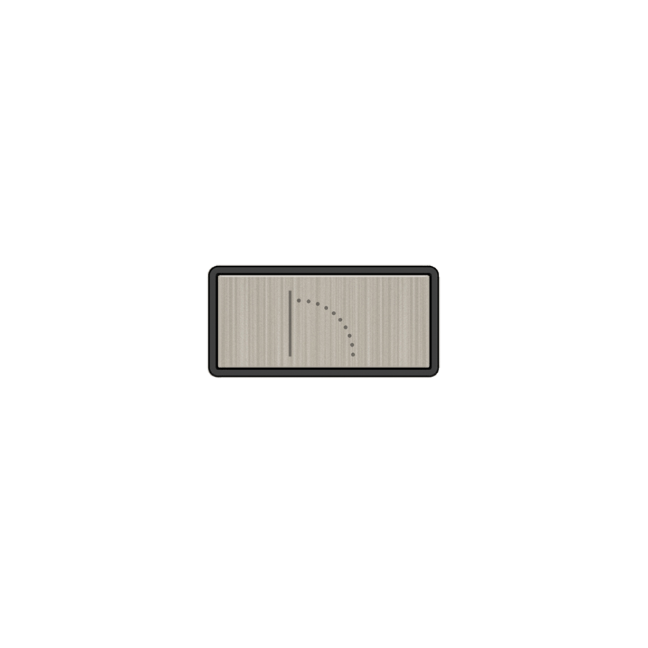 Taste mit Wand-Schwall-Symbol für 63006 und 63081