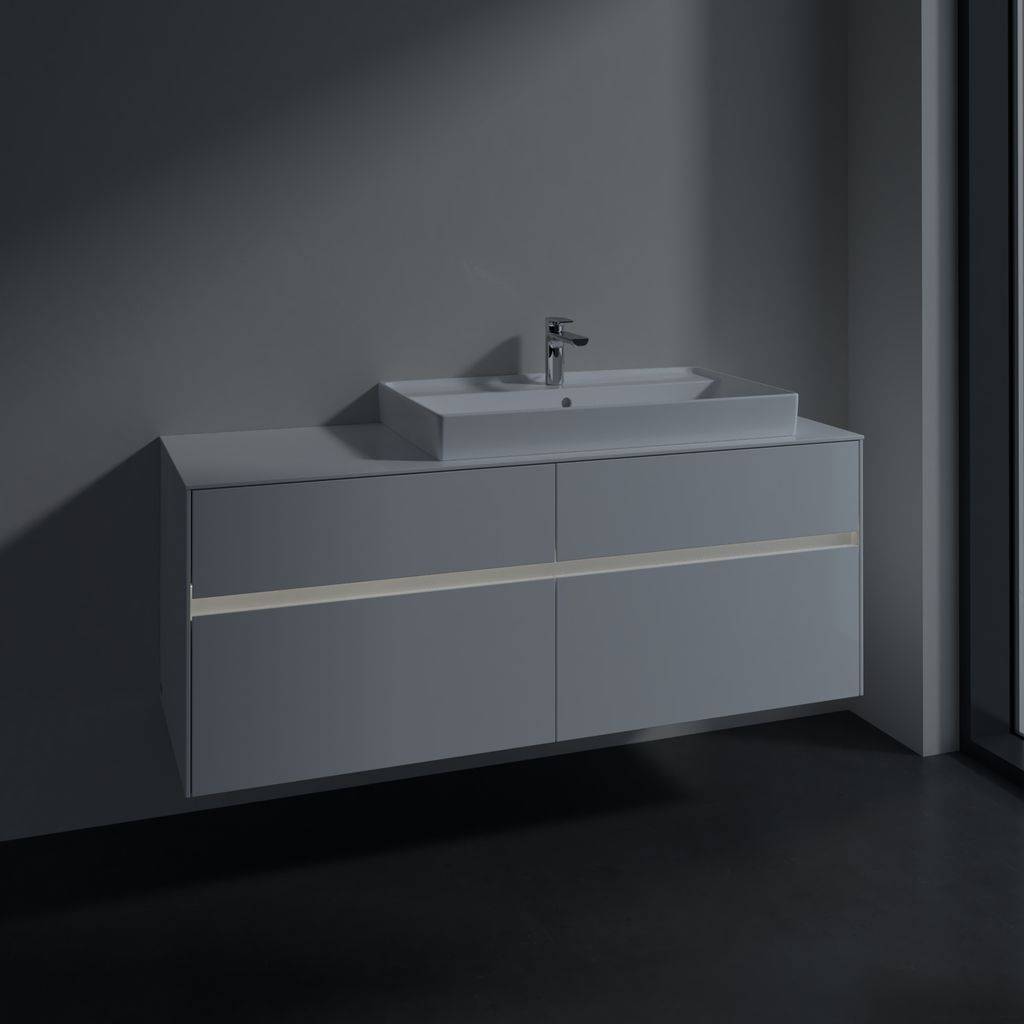 Collaro vanity unit 1400 x 548 x 500mm, with LED lighting