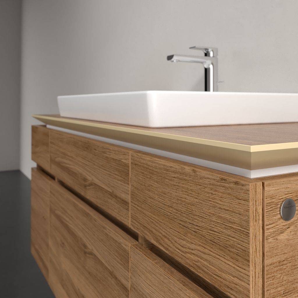 Legato vanity unit with 5 drawers